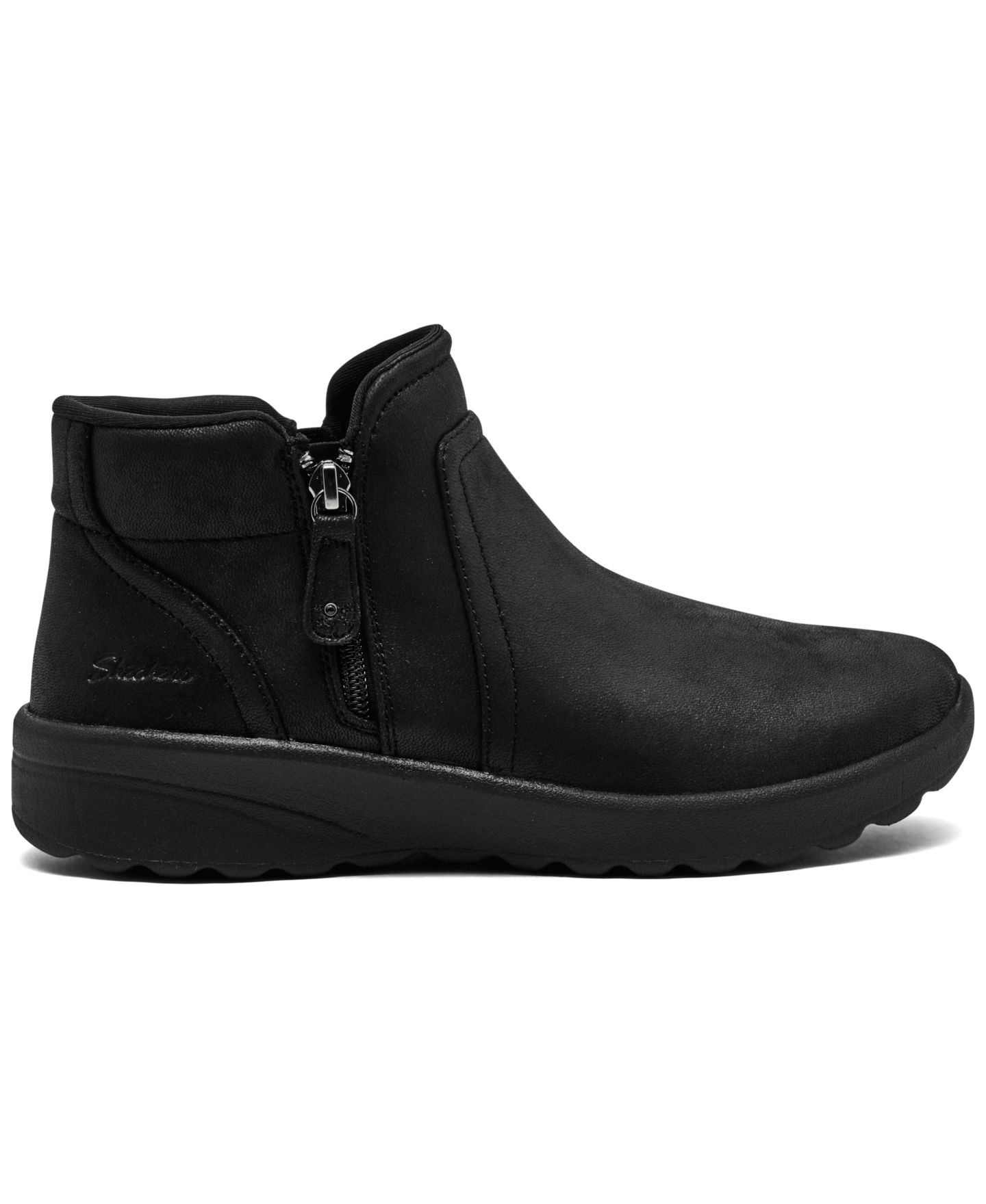 Женские ботильоны-челси Skechers Slip-ins Lovely Vibe - Forever Mine, цвет: Чёрный — фото 2