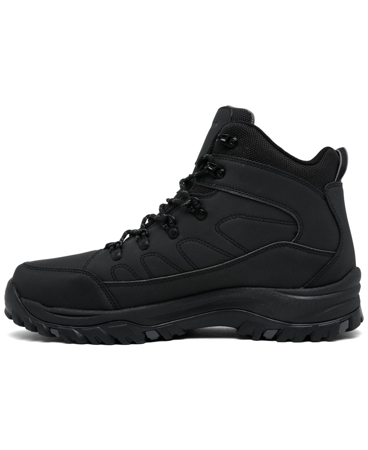 Мужские походные ботинки Skechers Relaxed Fit: Relment - Daggett, цвет: Чёрный — фото 3