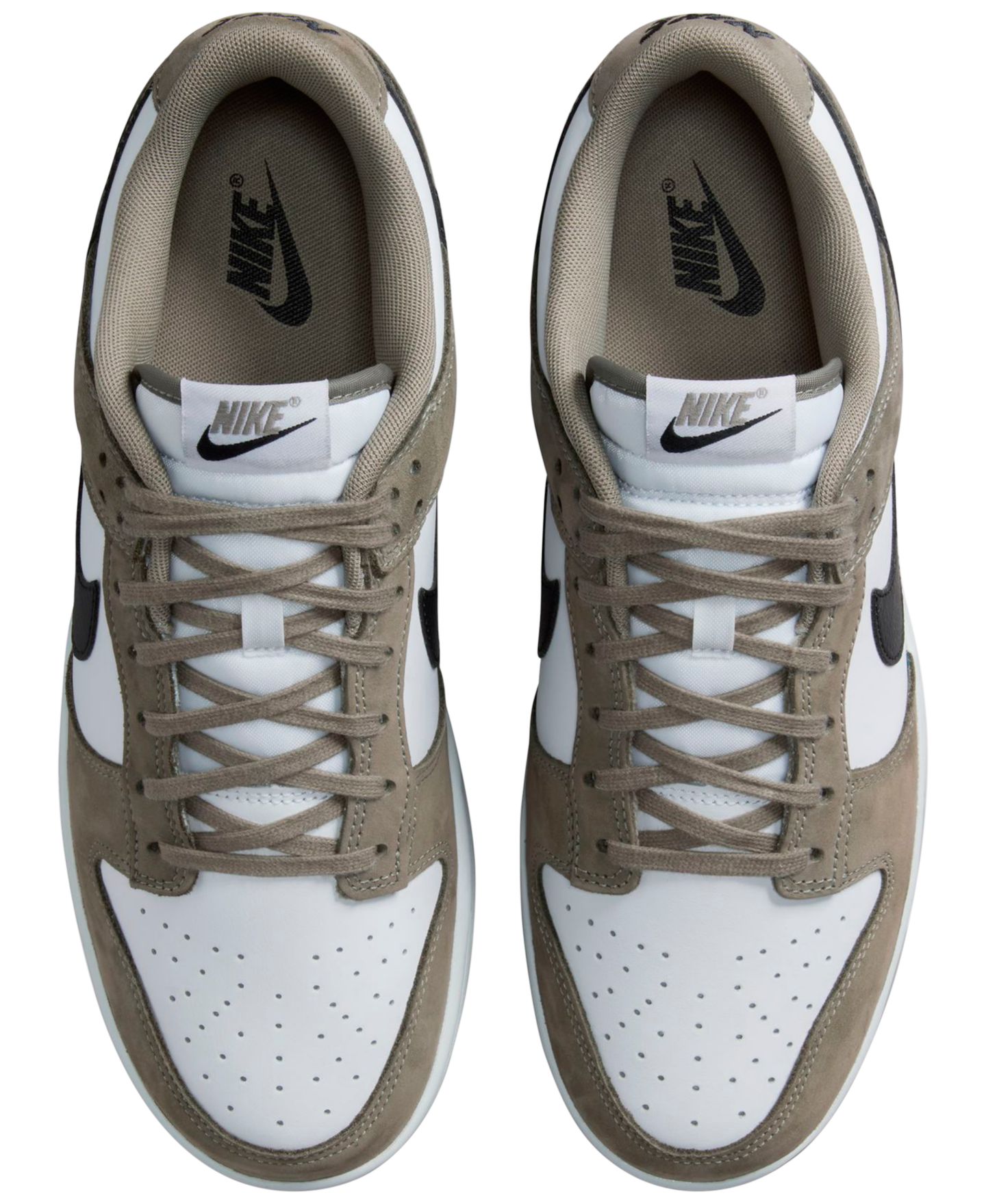 Кроссовки Nike Dunk Low Retro повседневные, цвет: Хаки / Чёрный — фото 5
