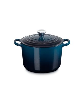 Enameled Cast Iron 6.5-Quart Deep Round Dutch Oven