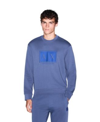 Men's Box Logo Graphic Crewneck Sweatshirt