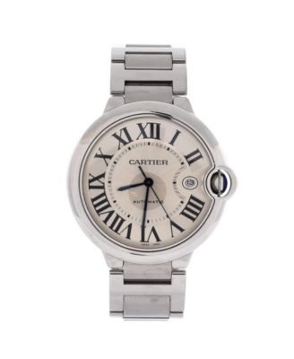 Men's Automatic Ballon Bleu de Cartier Stainless Steel Watch, 42mm