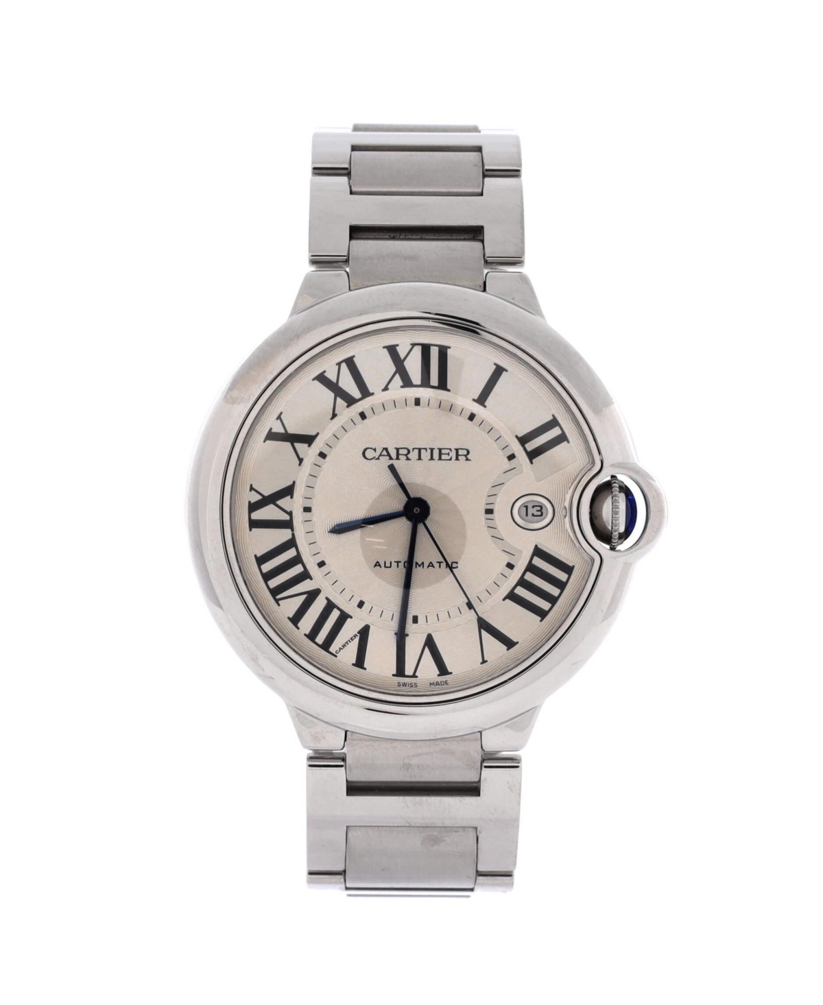Pre-Owned Cartier Men's Automatic Ballon Bleu de Cartier Stainless Steel Watch, 42mm
