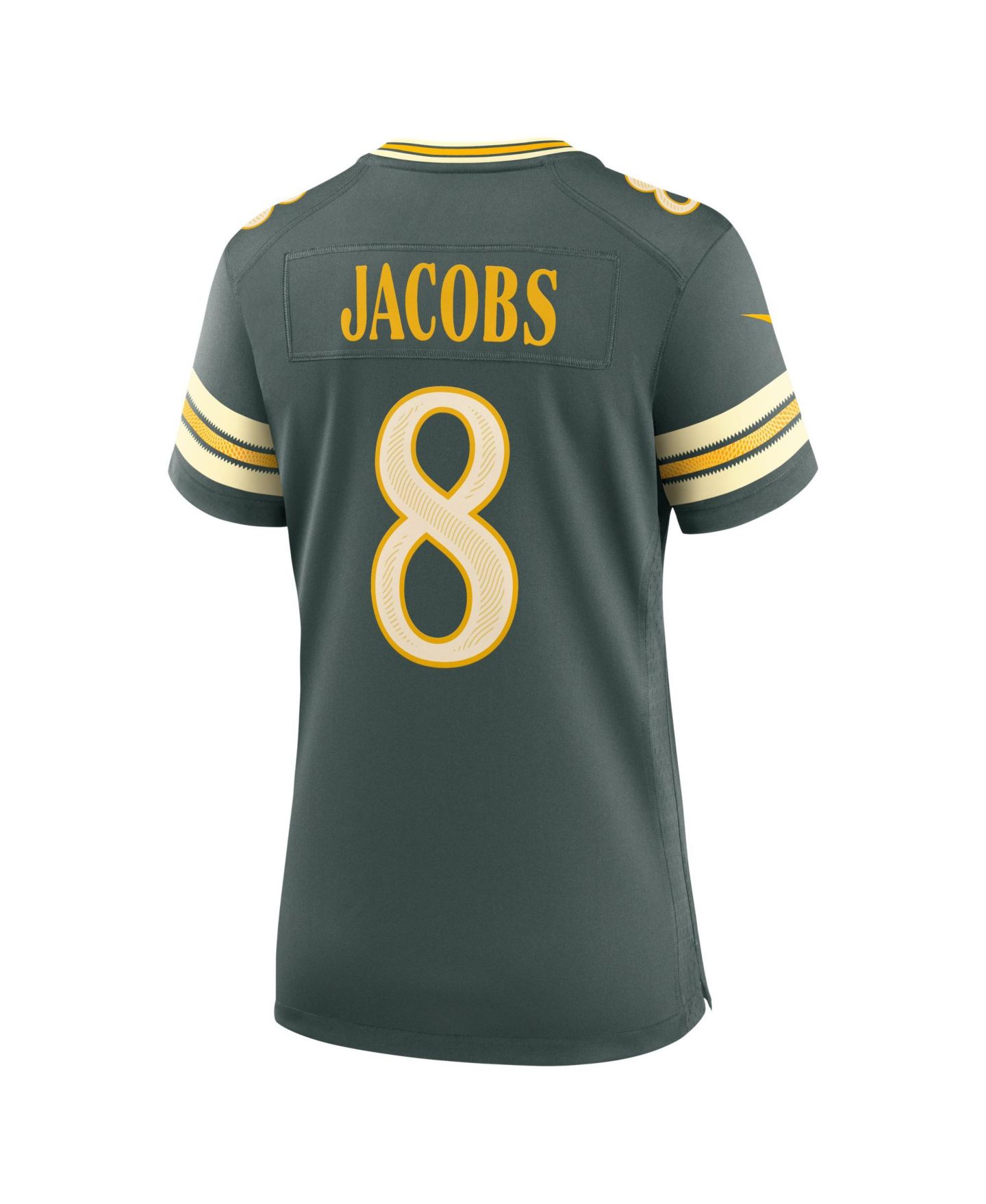 Женский топ Nike Josh Jacobs Green Bay Packers 2026 Rivalries Collection Game Jersey — фото 4