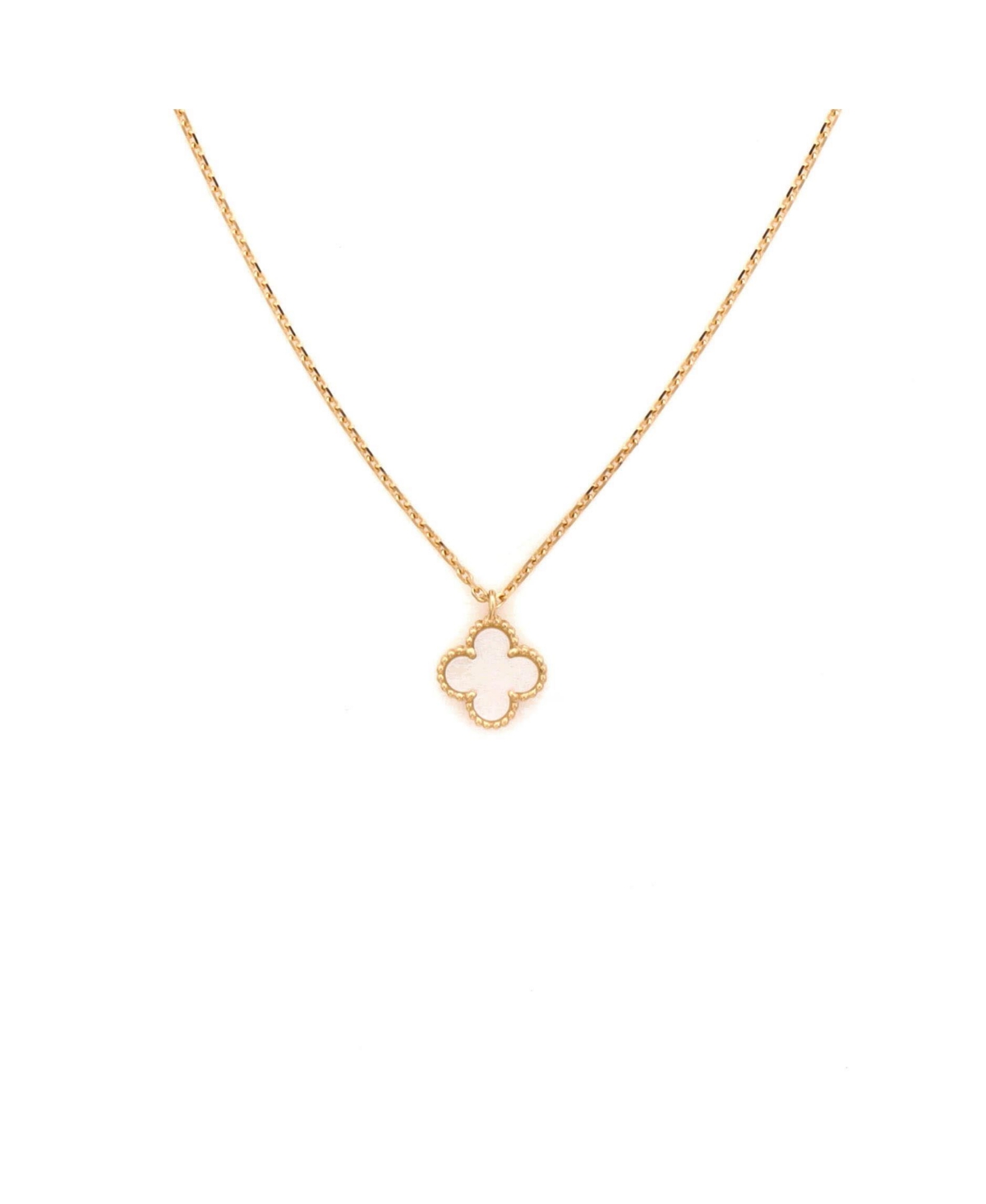 Pre-Owned Van Cleef and Arpels Sweet Alhambra Pendant Necklace - 18k yellow gold
