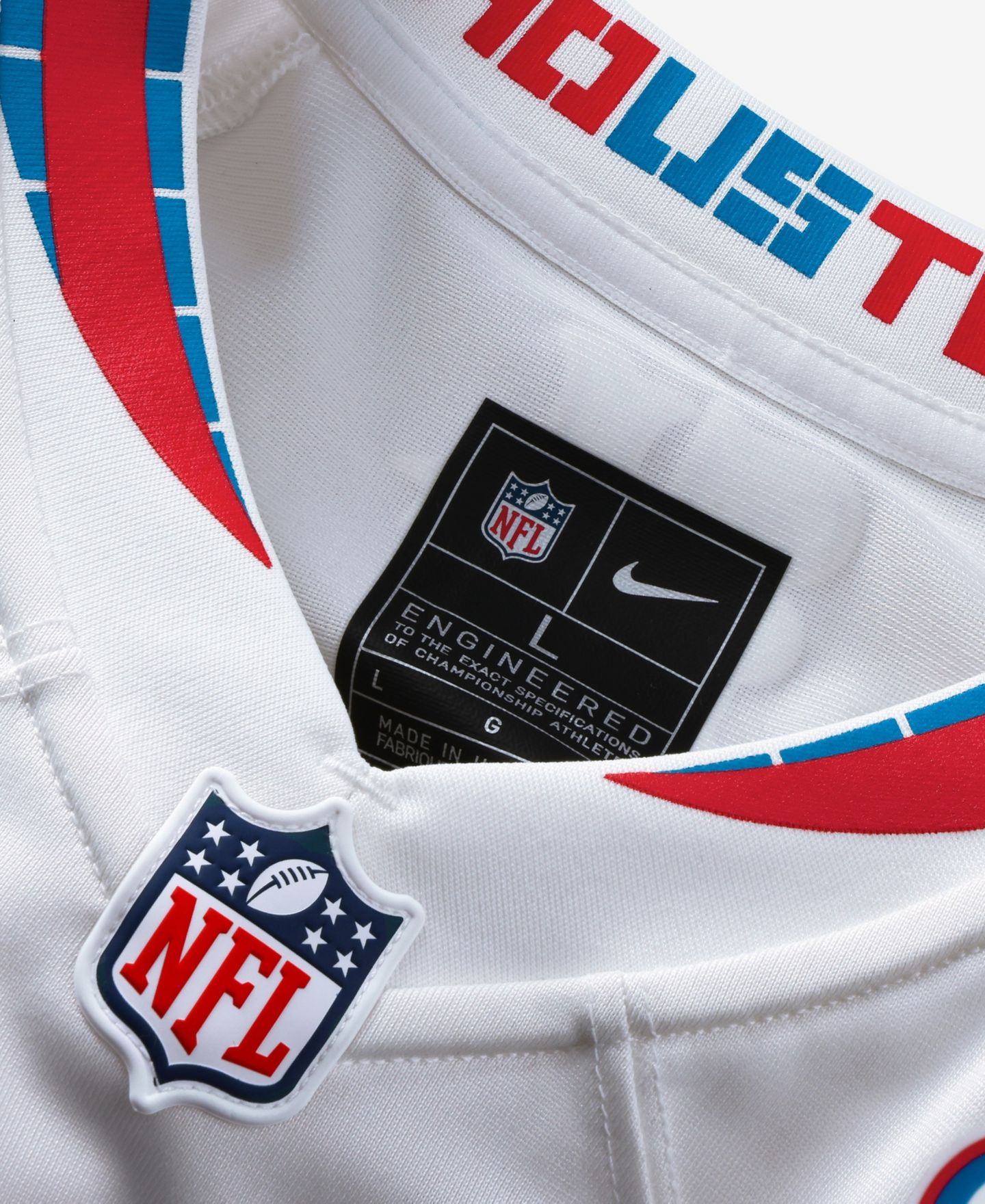 Мужской топ Nike David Montgomery White Houston Texans 2026 Rivalries Collection Game Jersey — фото 9