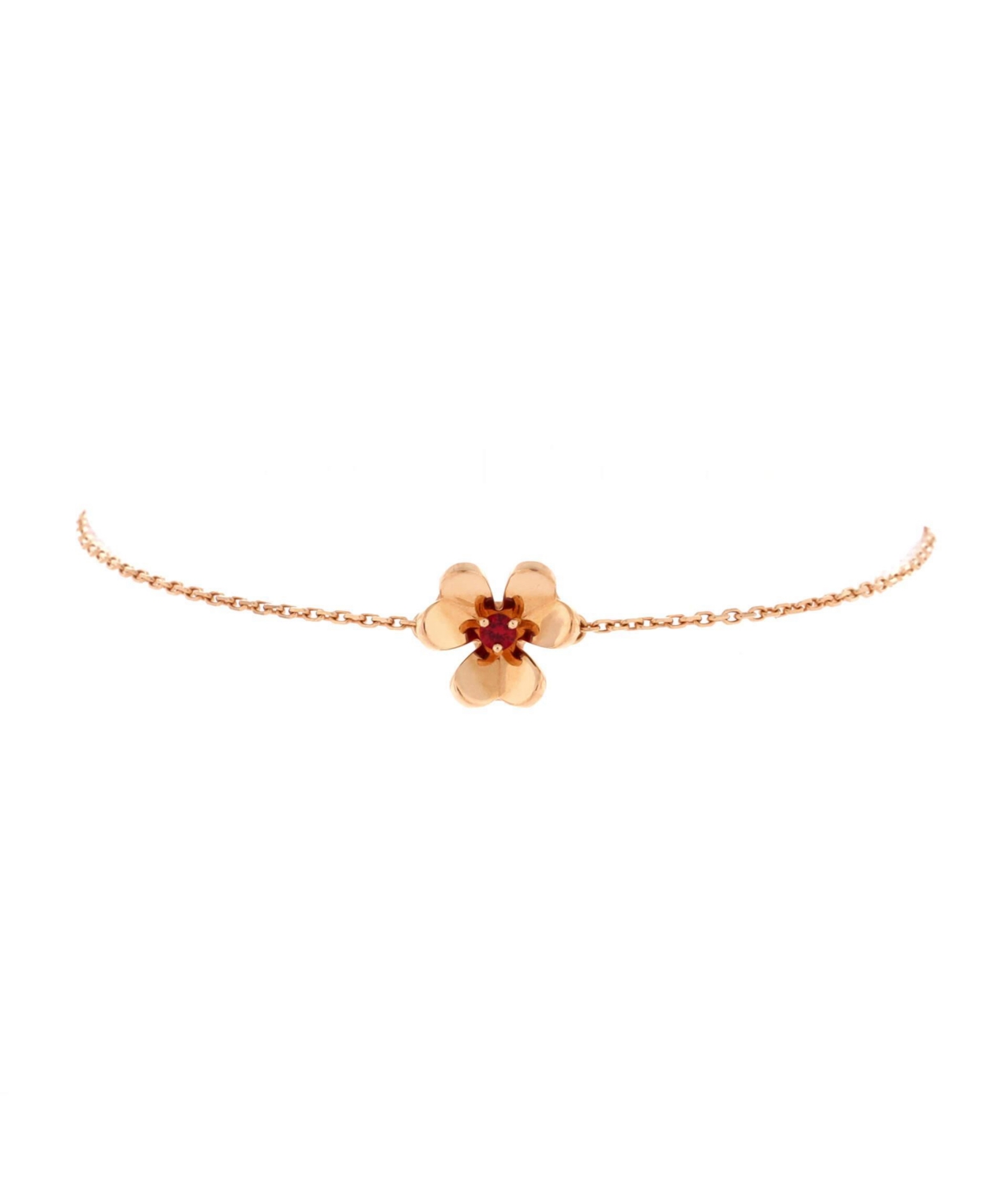 Pre-Owned Van Cleef & Arpels Ruby Bracelet (0.07 ct. t.w.) in 18k Rose Gold - 18k rose gold
