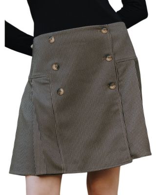 Women's Pleated Mini Skirt