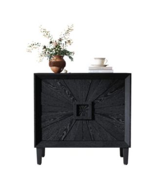 31.5" Small Space Storage Cabinet with 2-Door Accent Cabinet and Adjustable Shelves