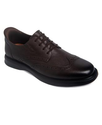 Men's Russel Drive Hands-Free Technology Leather Wingtip Casual Oxford