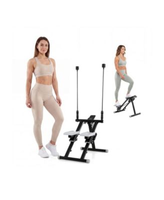 Foldable Stair Stepper Machine with Detachable Handlebar