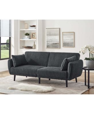 Faux Fur Large Seating Easy Convert Futon