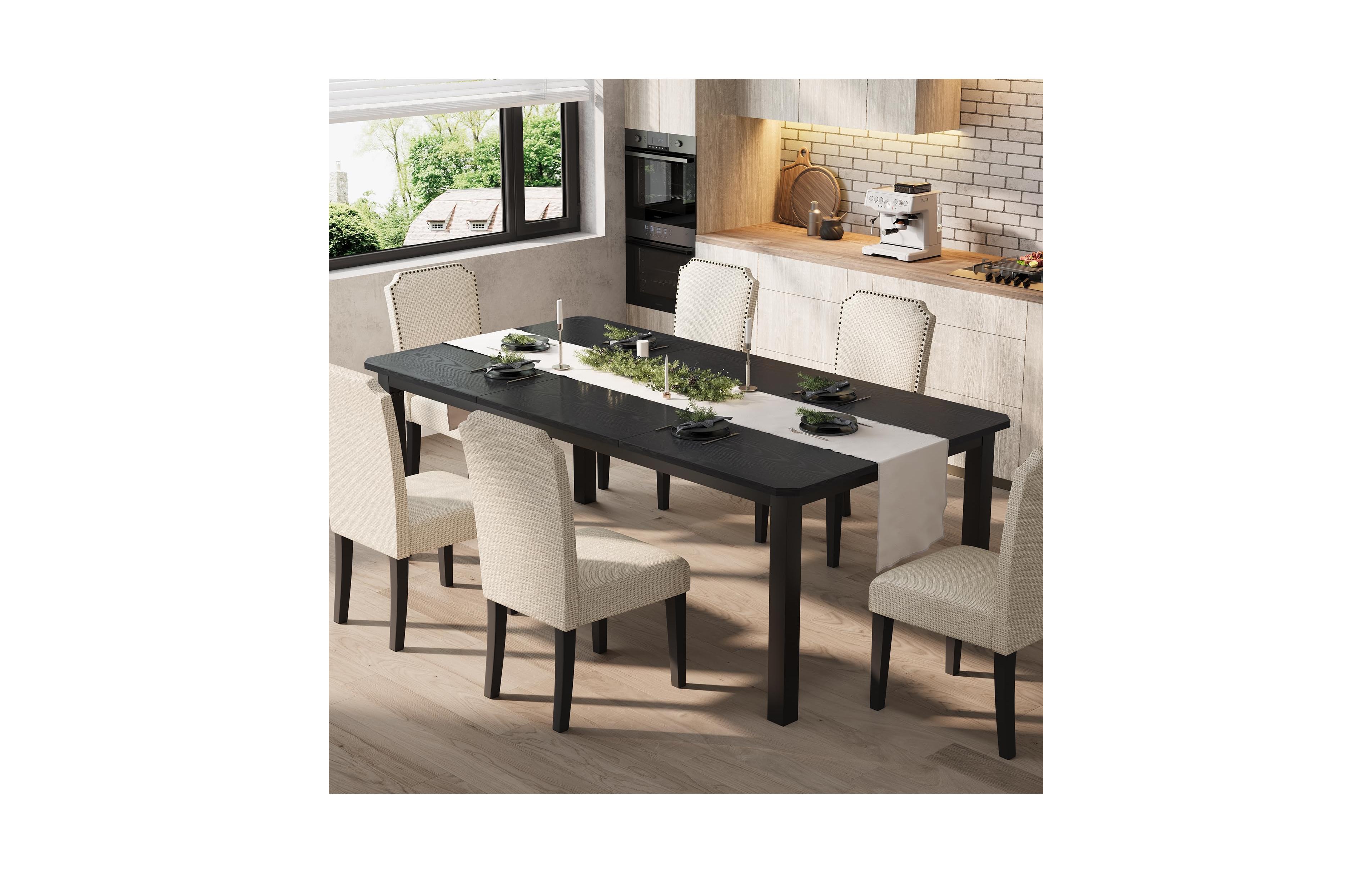 gaomon Dining Table for 8-10 People Room Only