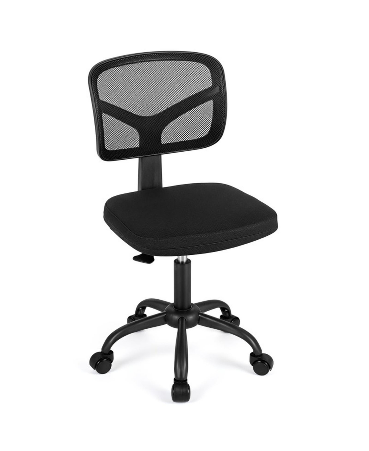 Gouun Kids Desk Chair with Adjustable Height and Breathable Mesh Backrest - Black