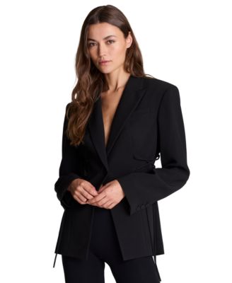 Women's Side lacing One Button Blazer