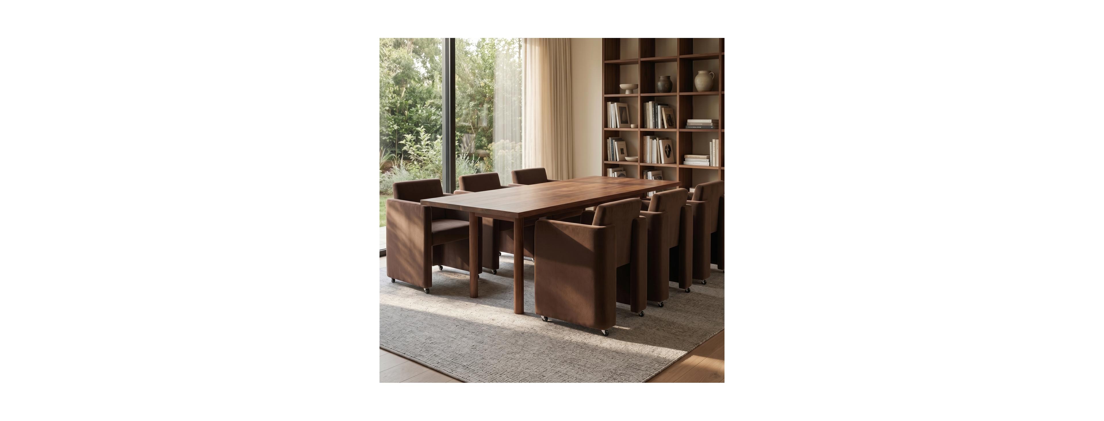 Streamdale Furniture Modern Velvet Barrel Dining Chair with Arms
