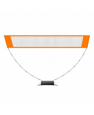 Portable Badminton Net Set Easy Setup Adjustable Height No Tools Required Carry Bag Included