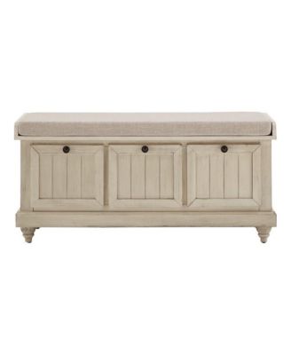 Georgia Storage Bench with Linen Cushion