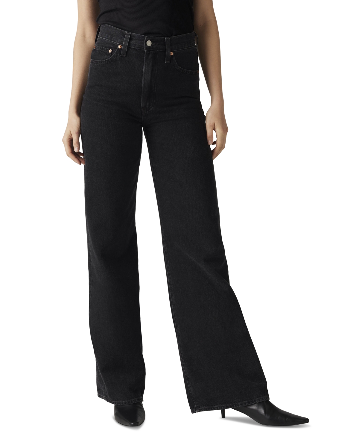 Levi's Women's Ribcage Wide-Leg Jeans - Rosie Posie