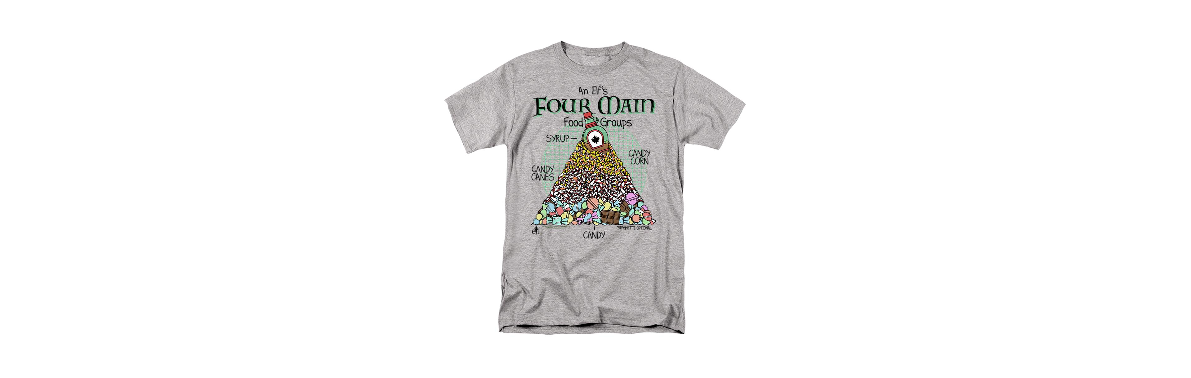 Elf Men's Food Pyramid T-Shirt