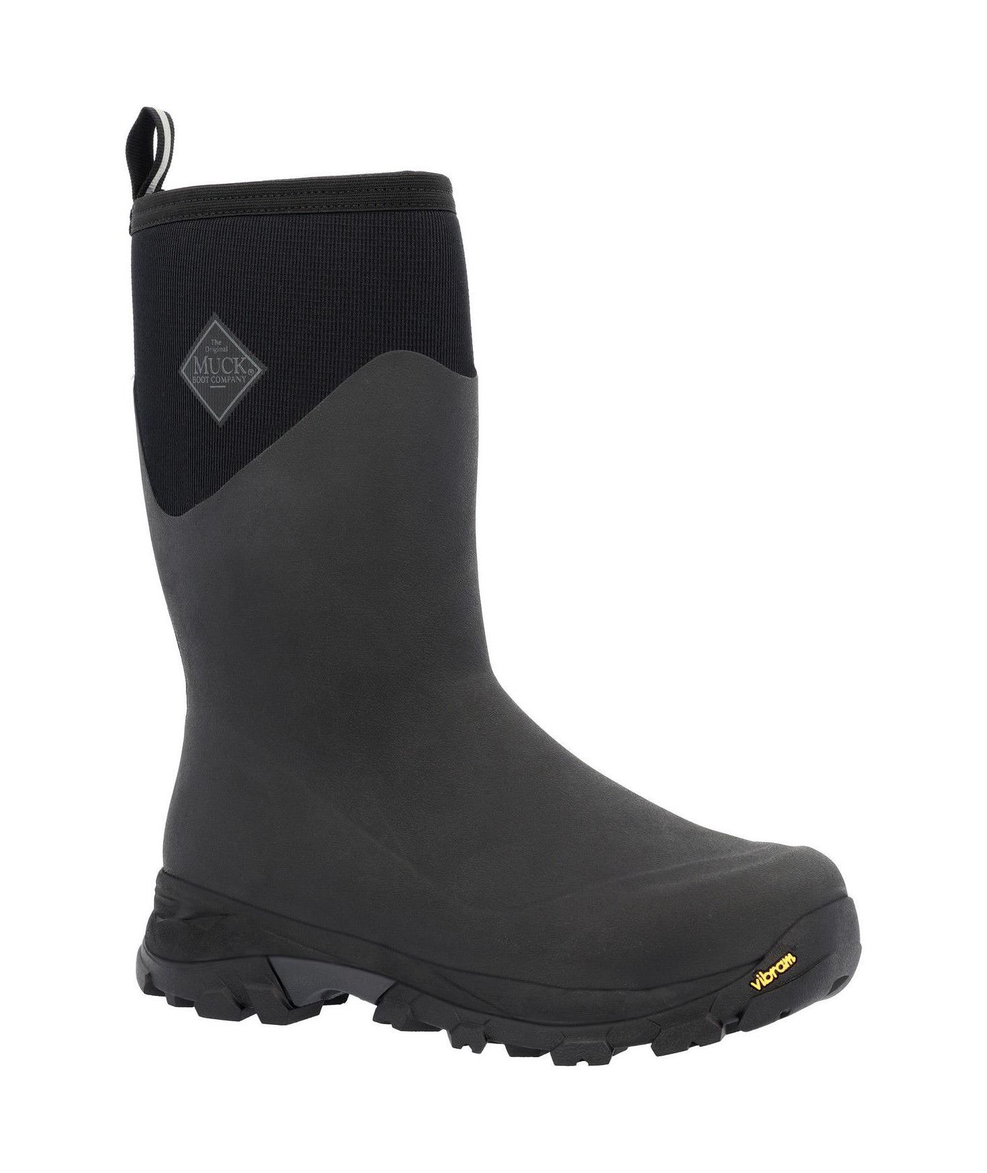 Мужские ботинки MUCK Arctic Ice Mid Boot + Vibram Arctic Grip A.T., цвет: Чёрный — фото 9