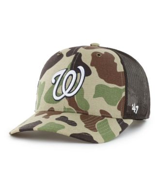 Men's Camo Washington Nationals Duck Camo Trucker Hat