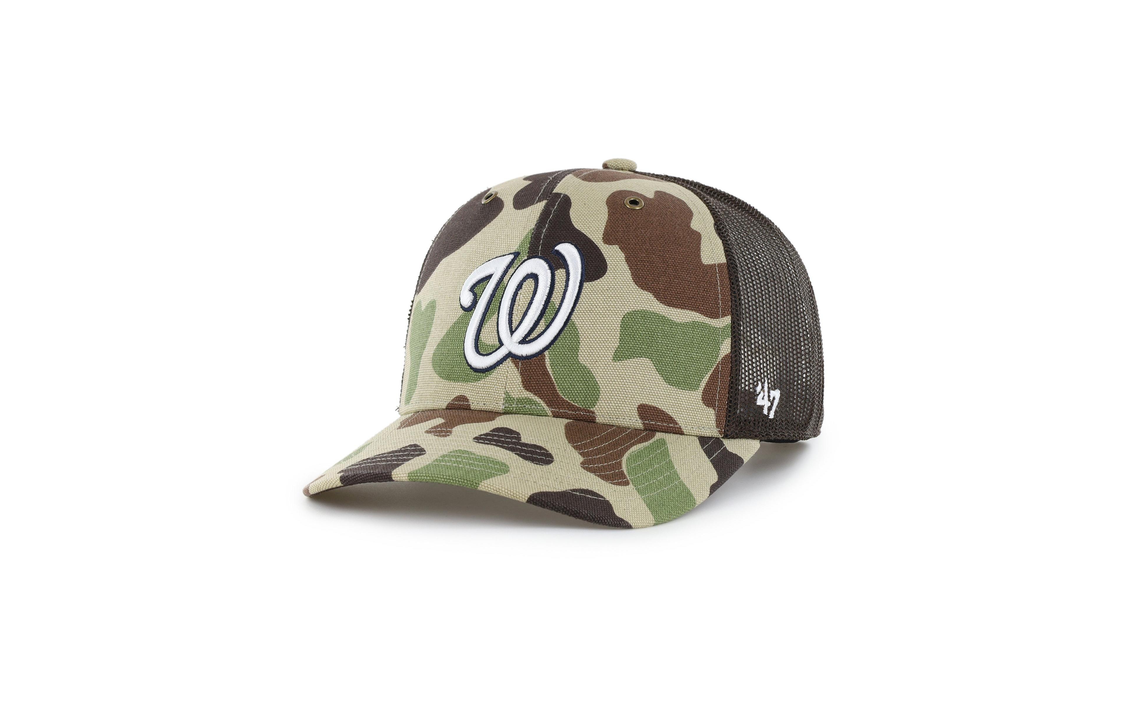 '47 Brand Men's Camo Washington Nationals Duck Camo Trucker Hat