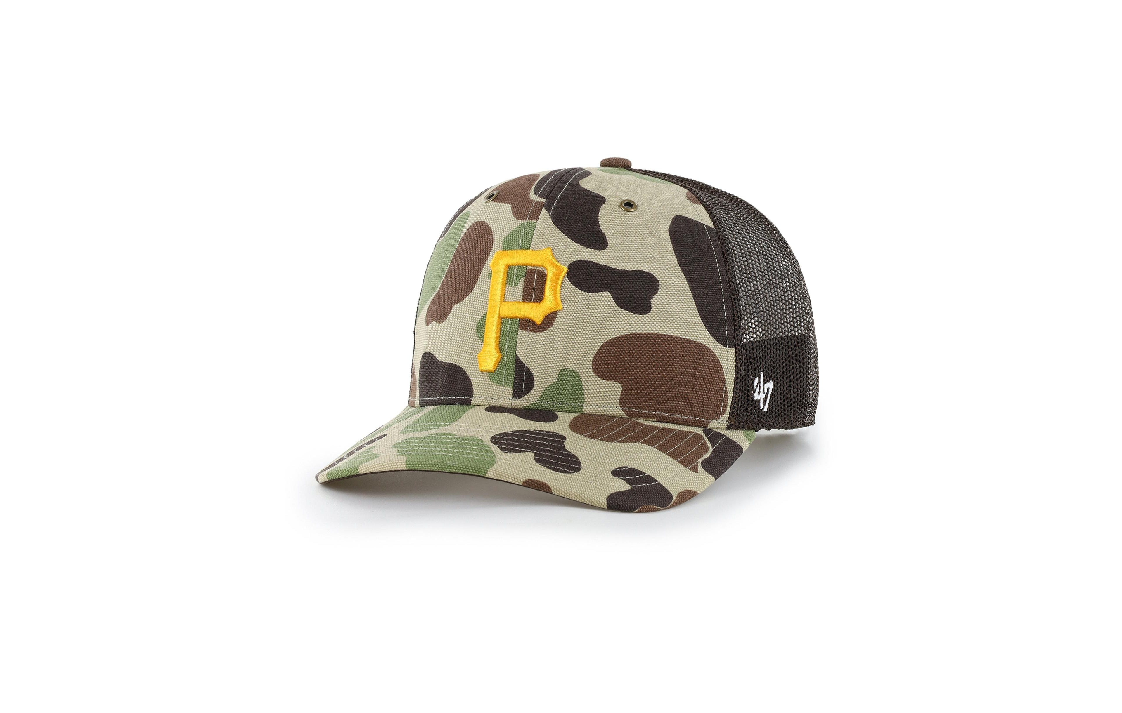 '47 Brand Men's Camo Pittsburgh Pirates Duck Camo Trucker Hat