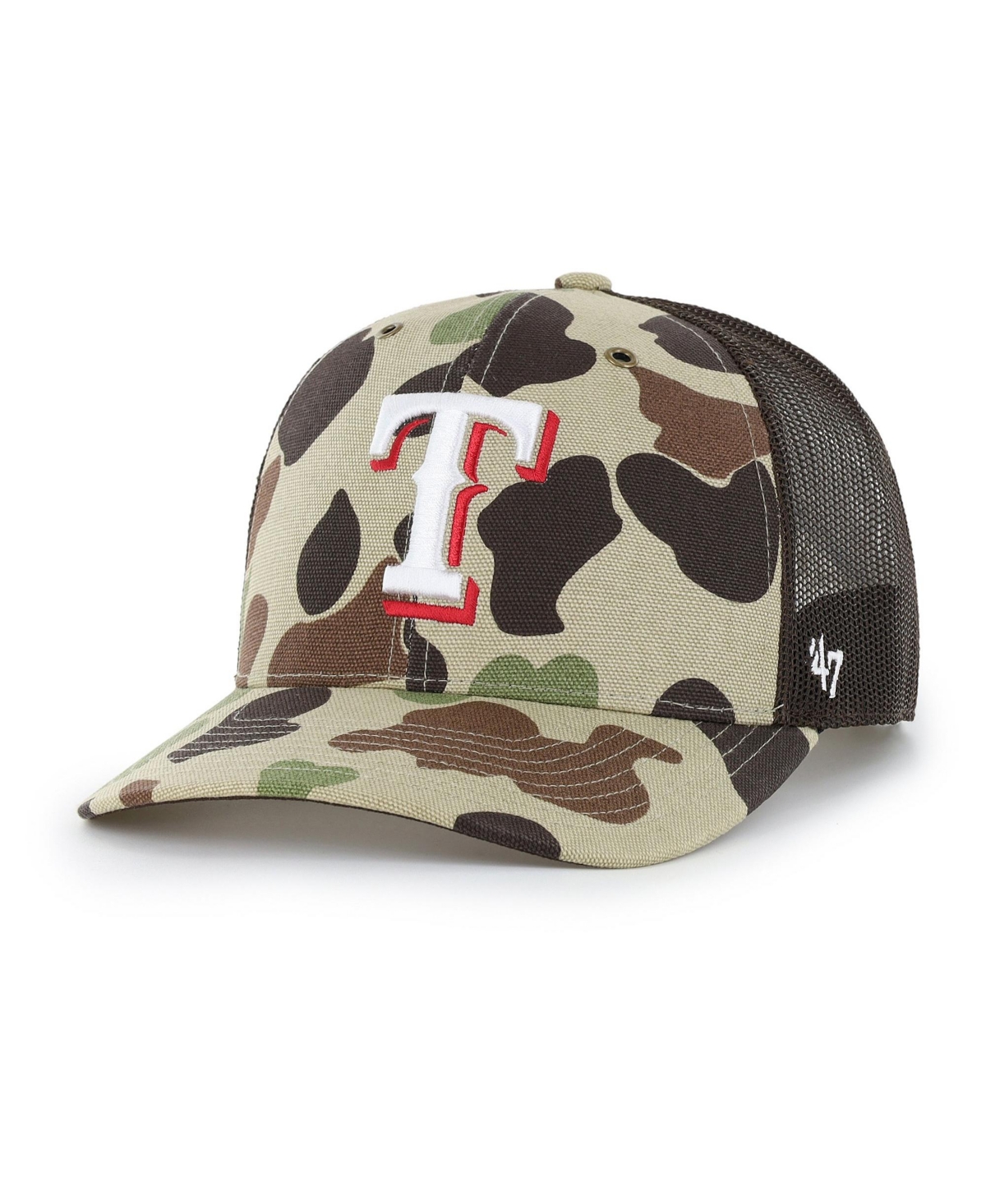 '47 Brand Men's Camo Texas Rangers Duck Camo Trucker Hat - Camo