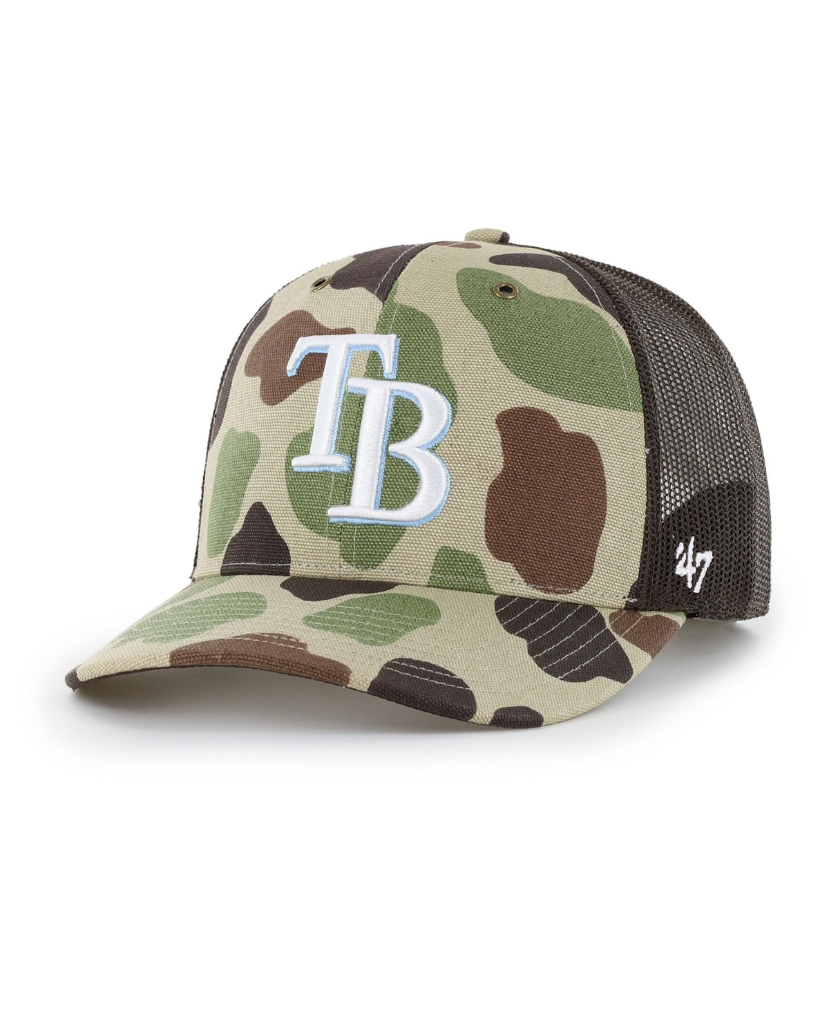 '47 Brand Men's Camo Tampa Bay Rays Duck Camo Trucker Hat
