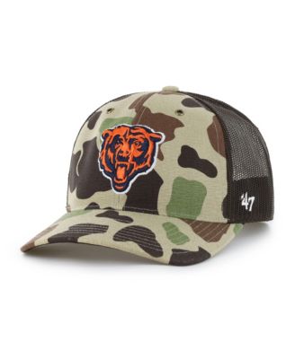 Men's Camo Chicago Bears Duck Camo Relaxed Trucker Hat