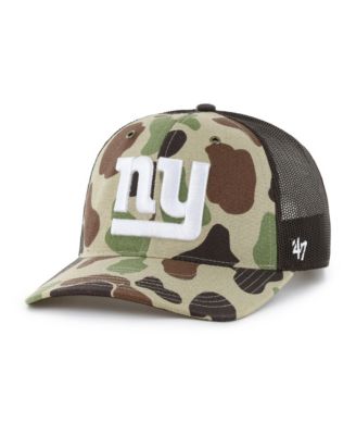 Men's Camo New York Giants Duck Camo Relaxed Trucker Hat