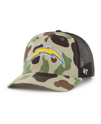 Men's Camo Los Angeles Chargers Duck Camo Relaxed Trucker Hat