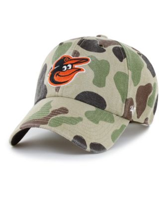 Men's Camo Baltimore Orioles Duck Camo Clean Up Adjustable Hat