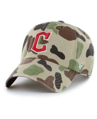 Men's Camo Cleveland Guardians Duck Camo Clean Up Adjustable Hat
