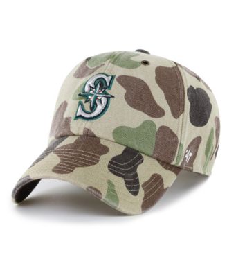 Men's Camo Seattle Mariners Duck Camo Clean Up Adjustable Hat
