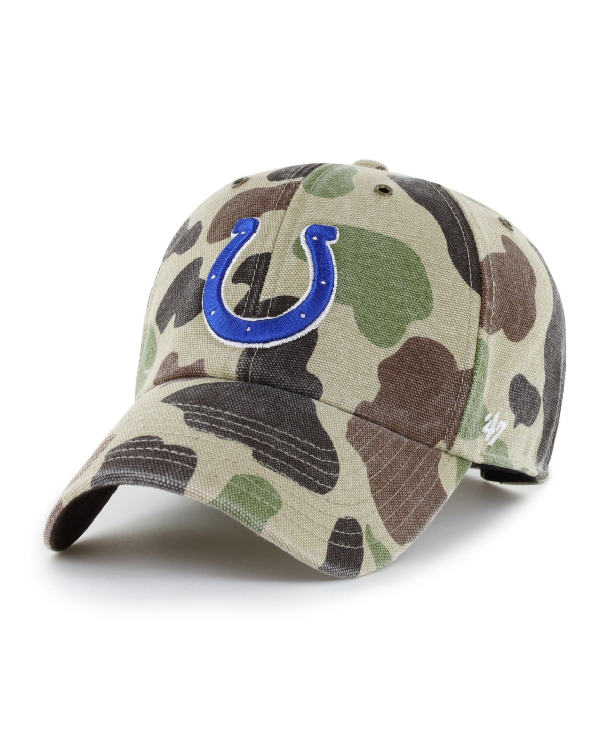 '47 Brand Men's Camo Indianapolis Colts Duck Camo Clean Up Adjustable Hat - Camo