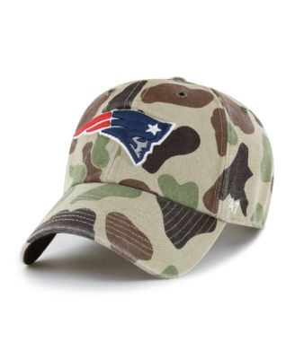 Men's Camo New England Patriots Duck Camo Clean Up Adjustable Hat