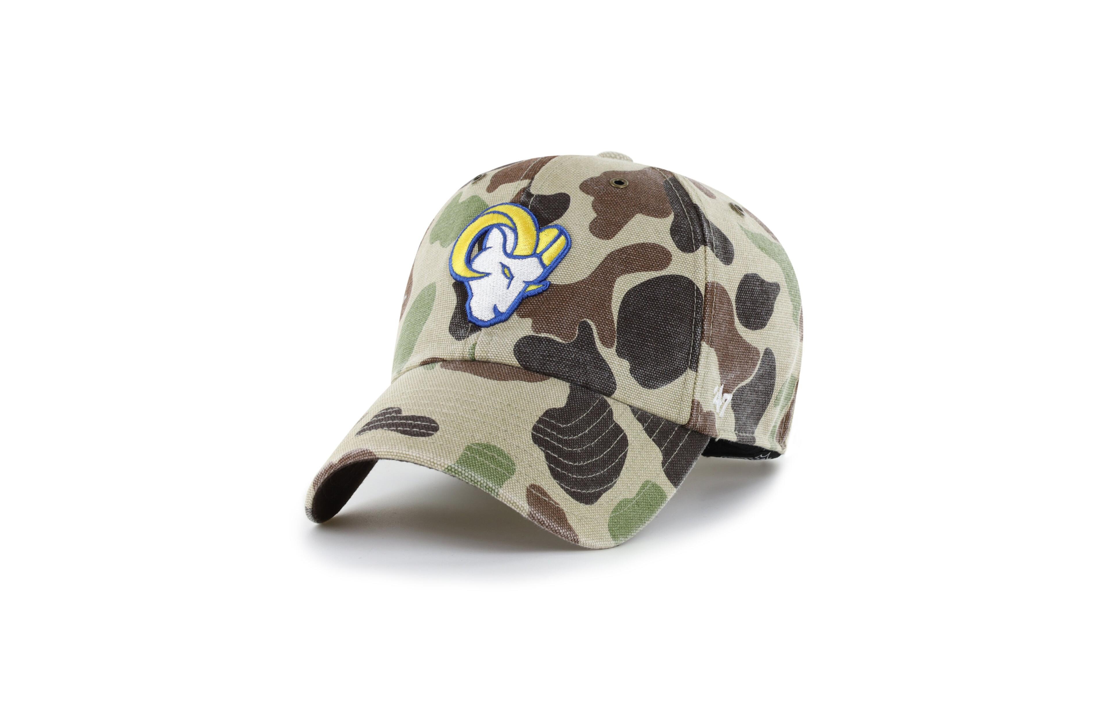'47 Brand Men's Camo Los Angeles Rams Duck Camo Clean Up Adjustable Hat