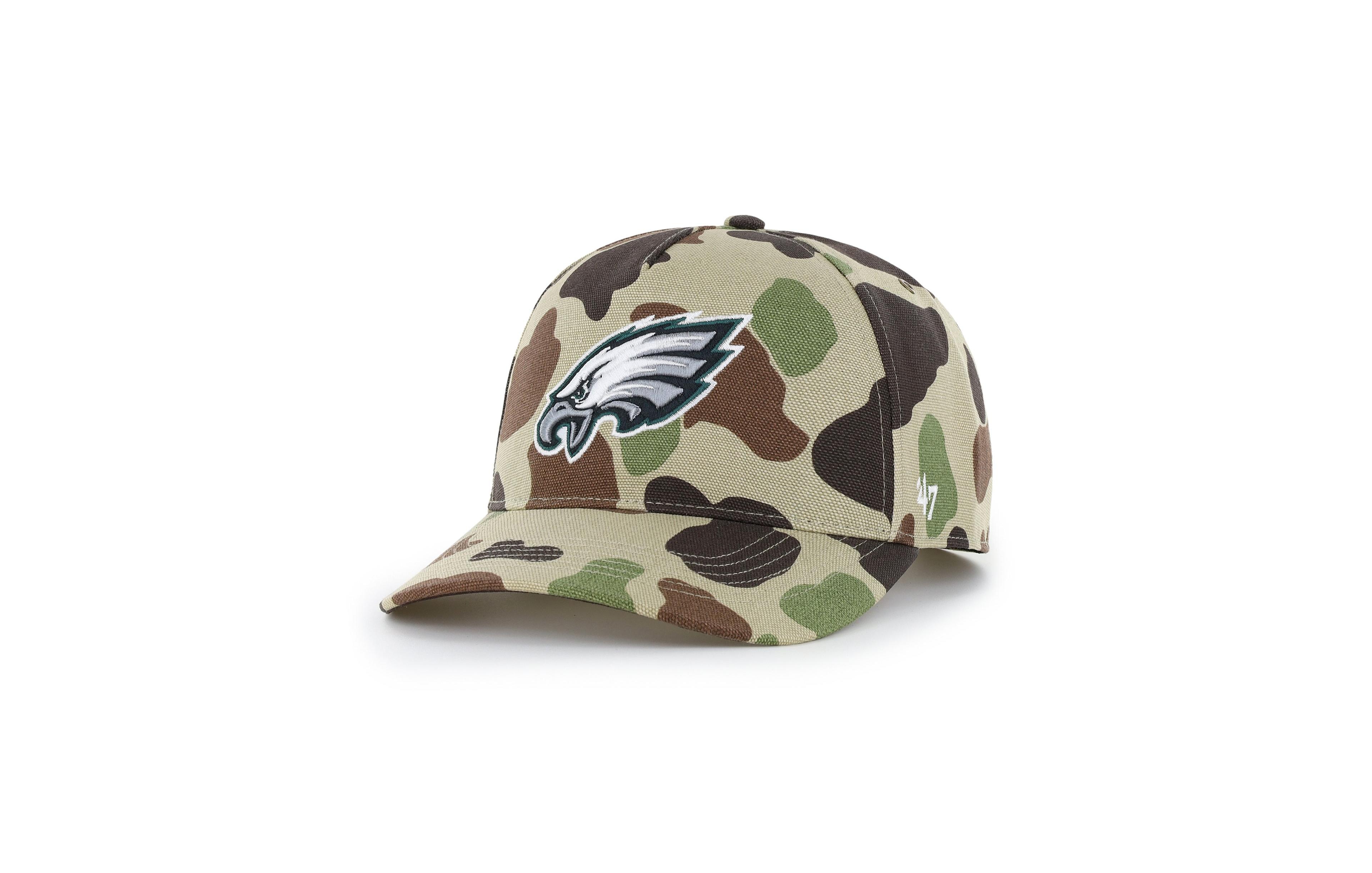 '47 Brand Men's Camo Philadelphia Eagles Duck Camo Relaxed Hitch Hat