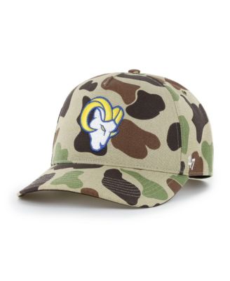 Men's Camo Los Angeles Rams Duck Camo Relaxed Hitch Hat