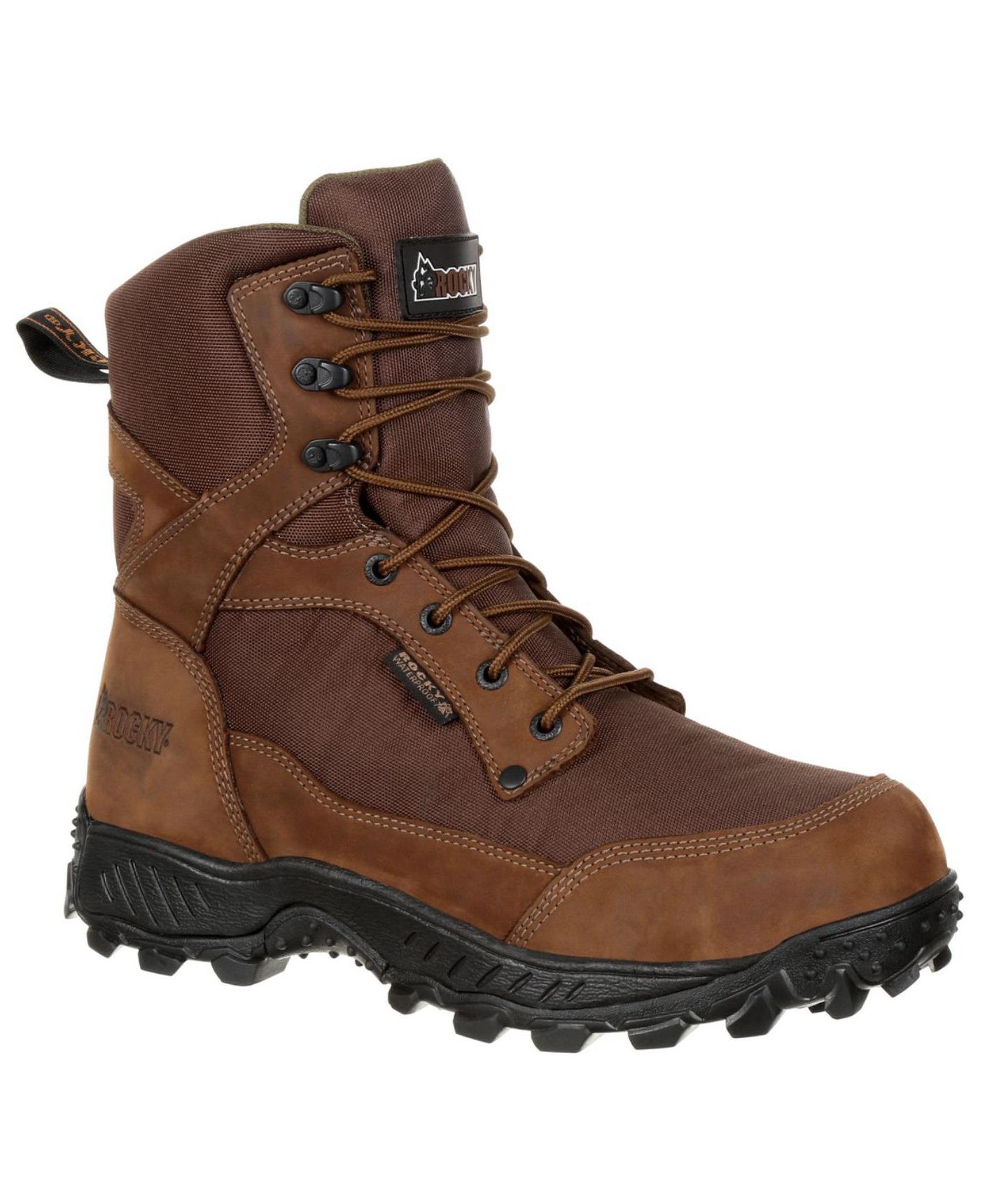 Мужские ботинки ROCKY Ridgetop 600G Insulated Waterproof Outdoor Boot, цвет: Коричневый — фото 9