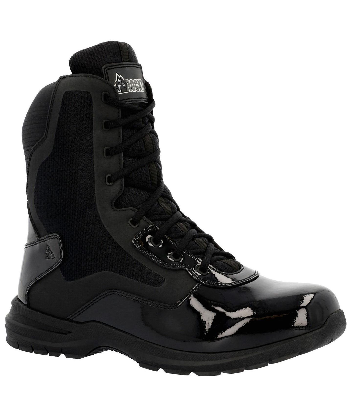 Мужские ботинки ROCKY Cadet 8" Black Side Zip Public Service Boot, цвет: Чёрный — фото 9