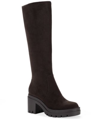 Women's Varvaara Block Heel Round Toe Tall Boots
