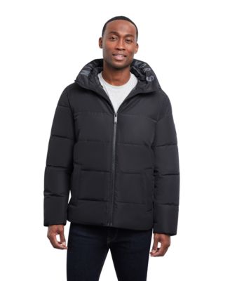 Men's Quilted Hooded Puffer Jacket 