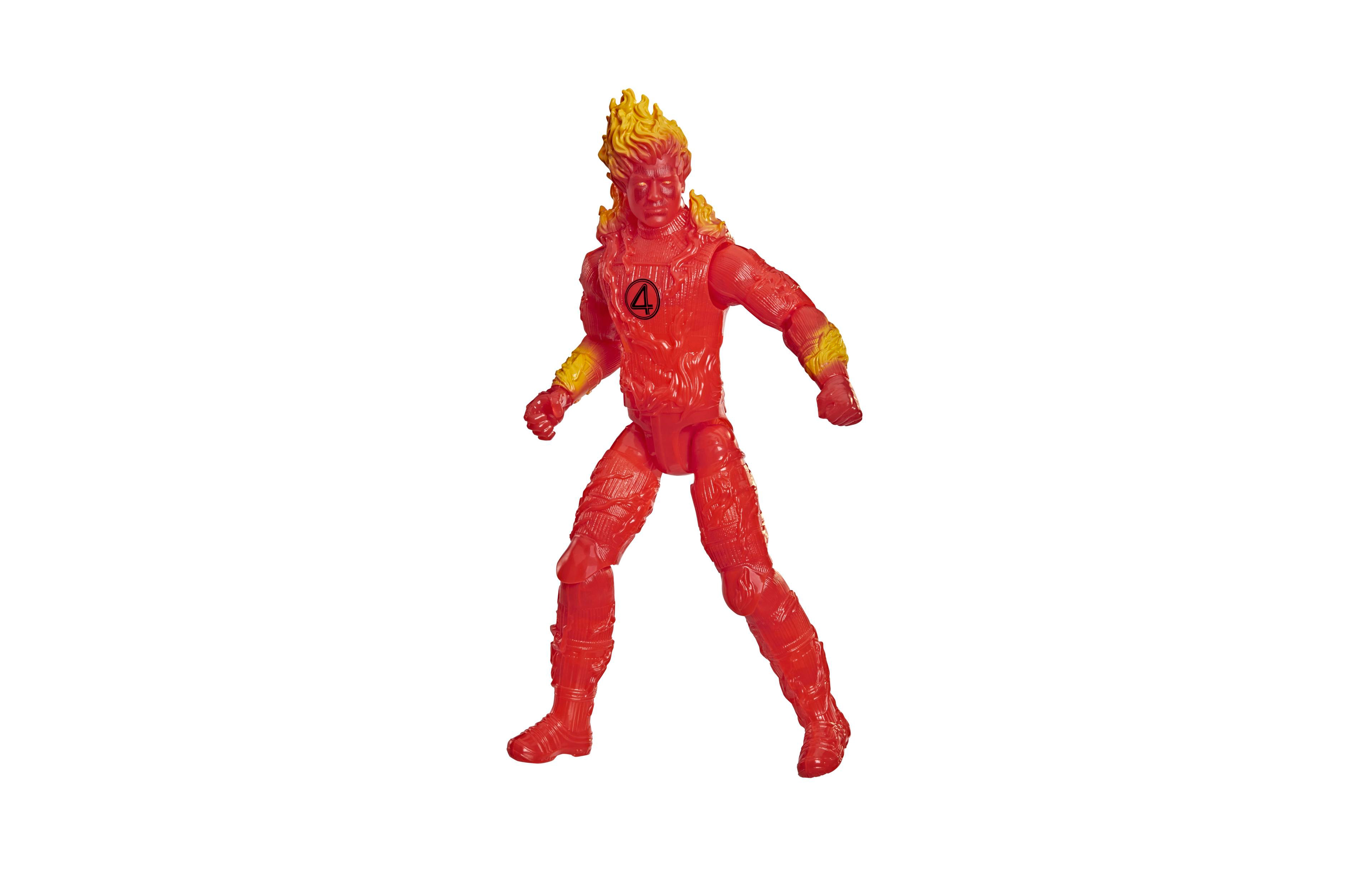 Marvel Avengers: Doomsday Titan Series Human Torch 11.5" Action Figure, Ages 4+