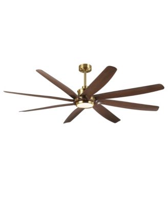 72" Transitional 8 Blades Ceiling Fan with Remote