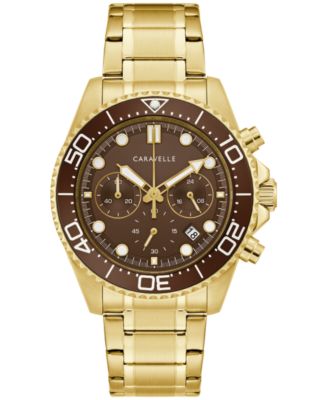Men's Aqualuxx Chronograph Quartz Gold-Tone Stainless Steel Bracelet Watch 40mm