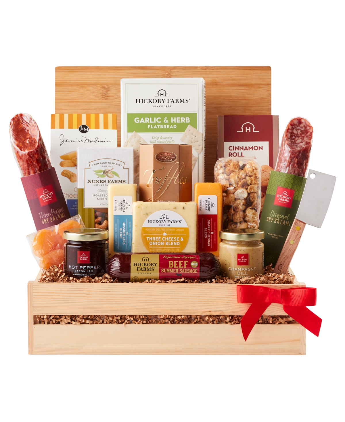 Hickory Farms Holiday Grand Meat Gift Crate, 17-Piece