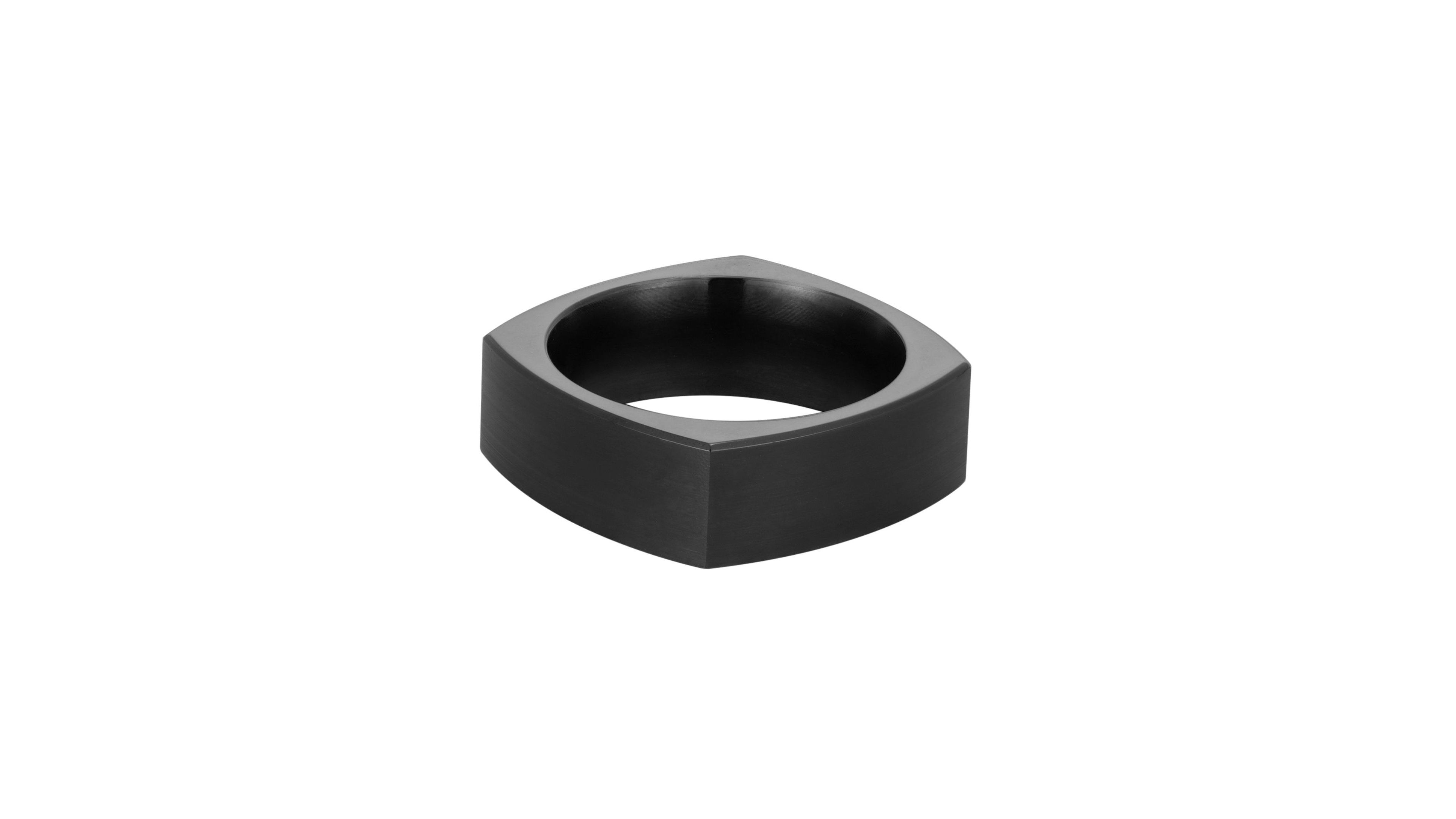 Adornia Men's Edge Band Statement Ring